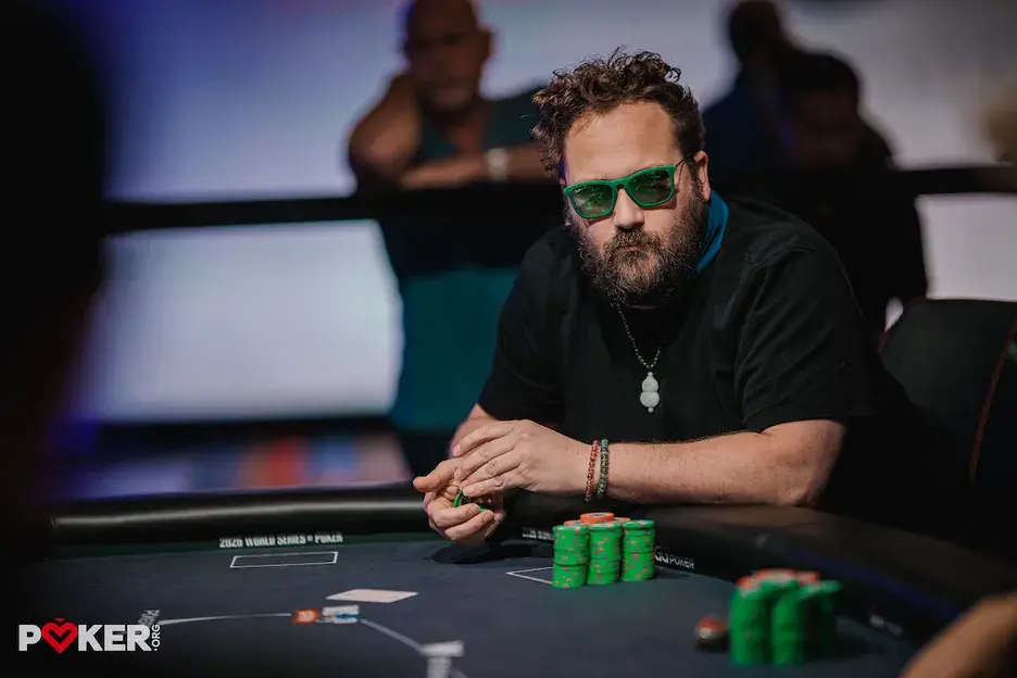 Calvin Anderson at the 2026 WSOP $10K Razz Championship.